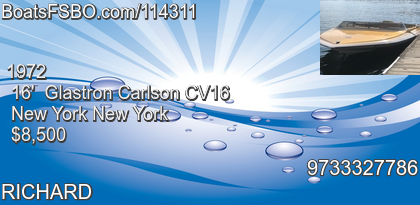 Glastron Carlson CV16