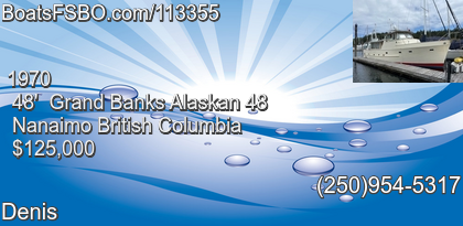 Grand Banks Alaskan 48