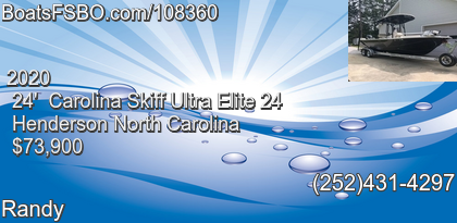 Carolina Skiff Ultra Elite 24