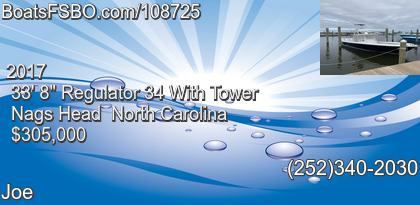 Regulator 34 With Tower