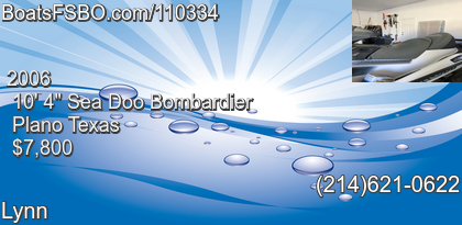 Sea Doo Bombardier