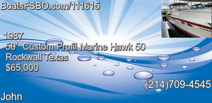 Custom Profil Marine Hawk 50