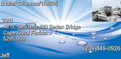 Sea Ray 480 Sedan Bridge