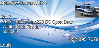 Nautic Star 223 DC Sport Deck