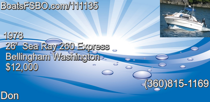 Sea Ray 260 Express