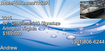 Chaparral 310 Signature