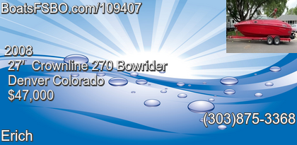 Crownline 270 Bowrider