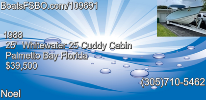 Whitewater 25 Cuddy Cabin