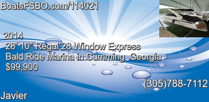 Regal 28 Window Express