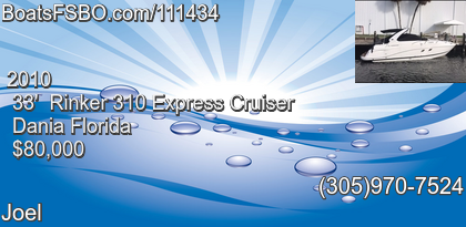 Rinker 310 Express Cruiser