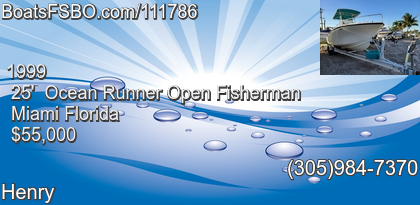 Ocean Runner Open Fisherman