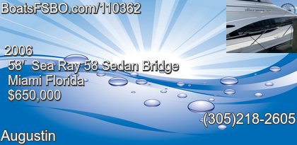 Sea Ray 58 Sedan Bridge