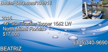Sun Tracker Topper 1542 LW