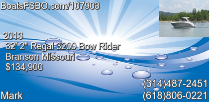 Regal 3200 Bow Rider