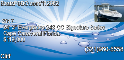 Everglades 243 CC Signature Series