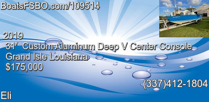 Custom Aluminum Deep V Center Console