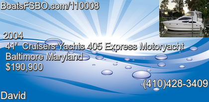 Cruisers Yachts 405 Express Motoryacht