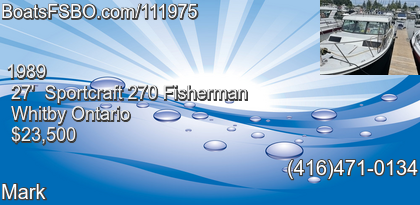 Sportcraft 270 Fisherman