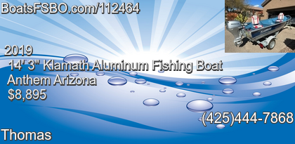 Klamath Aluminum Fishing Boat