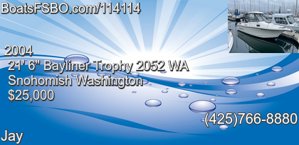 Bayliner Trophy 2052 WA