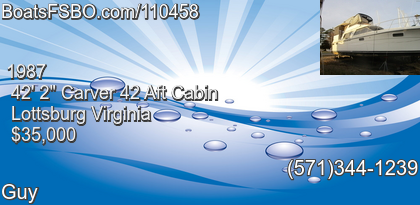 Carver 42 Aft Cabin