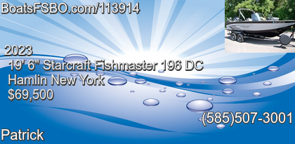 Starcraft Fishmaster 196 DC