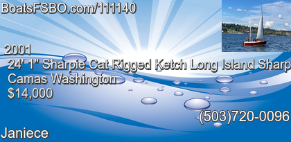 Sharpie Cat Rigged Ketch Long Island Sharpie