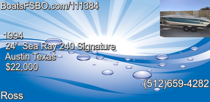 Sea Ray 240 Signature