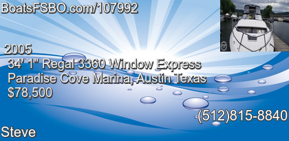 Regal 3360 Window Express