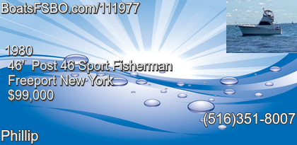 Post 46 Sport Fisherman