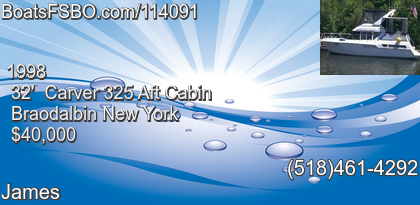 Carver 325 Aft Cabin
