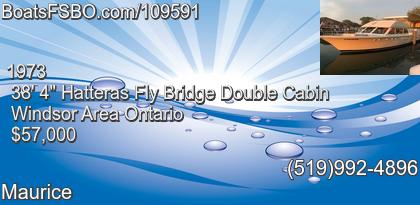 Hatteras Fly Bridge Double Cabin