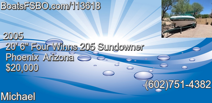 Four Winns 205 Sundowner