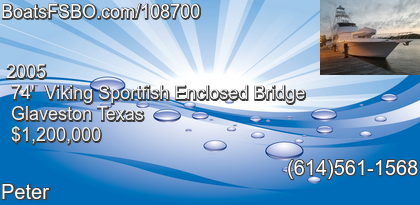 Viking Sportfish Enclosed Bridge