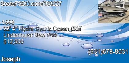 Hydra Sports Ocean Skiff