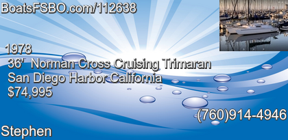 Norman Cross Cruising Trimaran