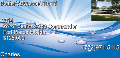 Sea Fox 286 Commander