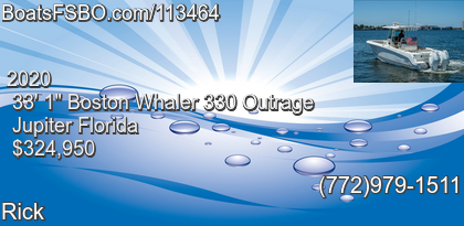 Boston Whaler 330 Outrage
