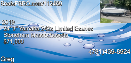 Yamaha 242s Limited Eseries