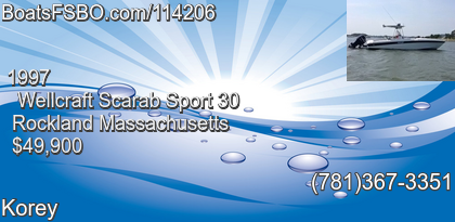 Wellcraft Scarab Sport 30