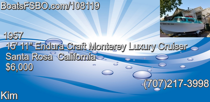 Endura Craft Monterey Luxury Cruiser