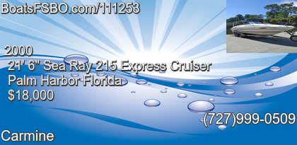 Sea Ray 215 Express Cruiser