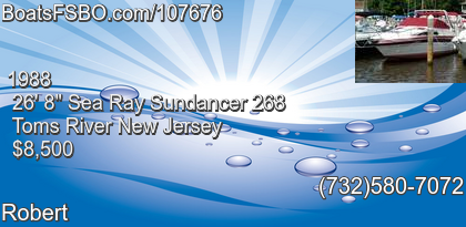 Sea Ray Sundancer 268