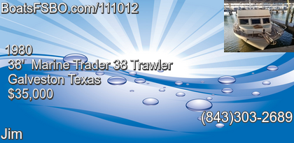 Marine Trader 38 Trawler