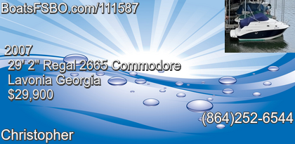 Regal 2665 Commodore