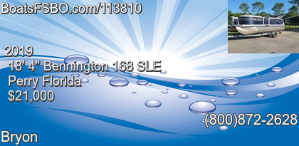 Bennington 168 SLE