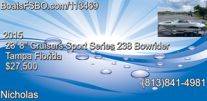 Cruisers Sport Series 238 Bowrider