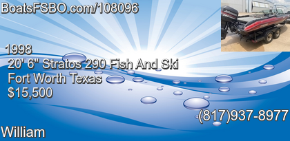 Stratos 290 Fish And Ski
