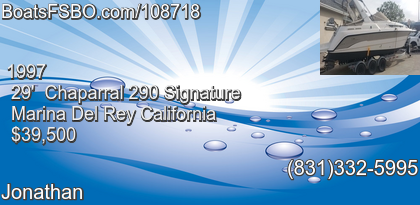 Chaparral 290 Signature