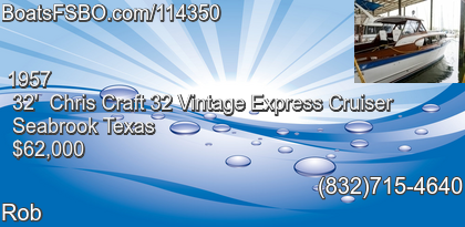 Chris Craft 32 Vintage Express Cruiser